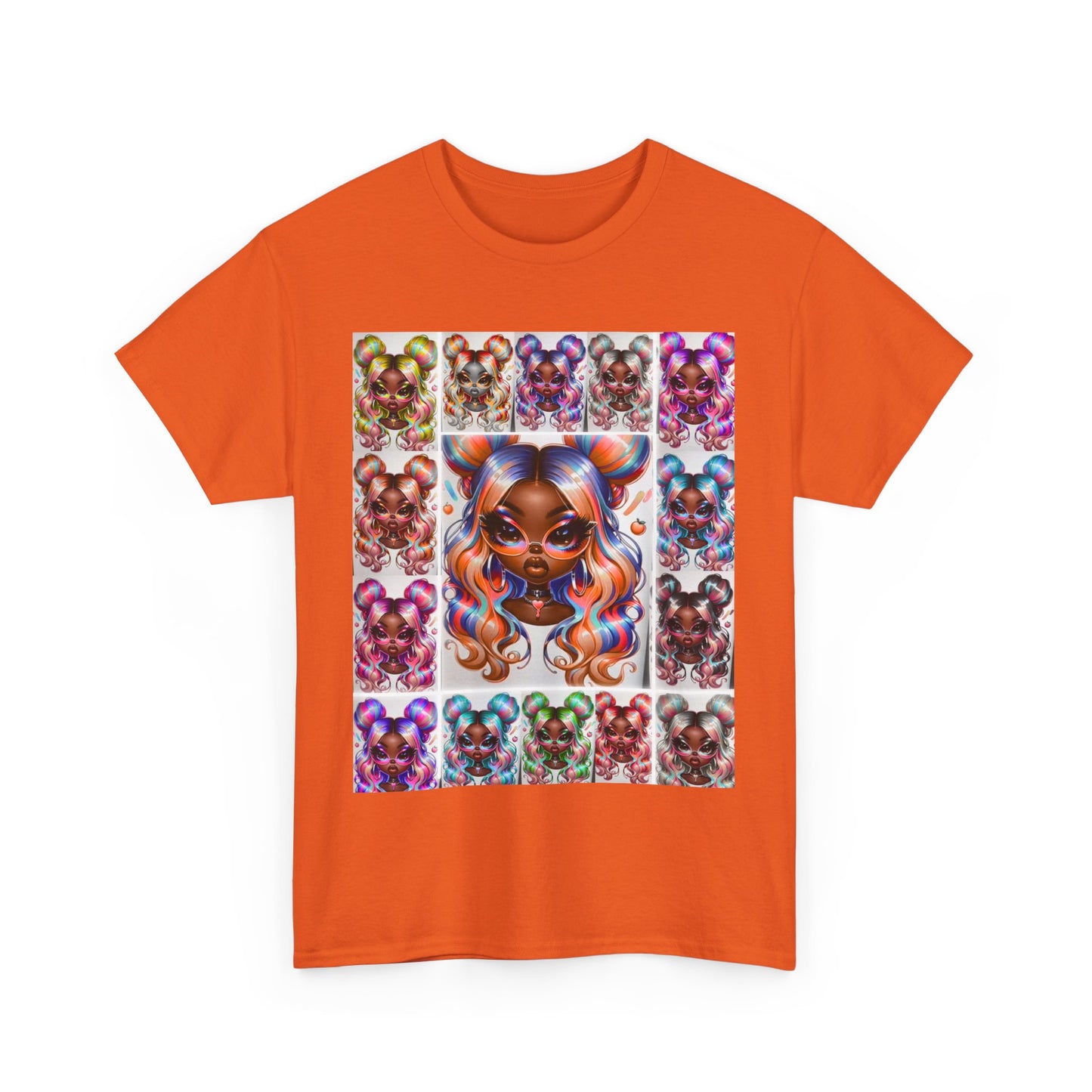Colorful Artistic Unisex Tee, Vibrant Graphic T-Shirt, Fun Art Shirt, Gift for Art Lovers, Casual Wear, Youthful Style