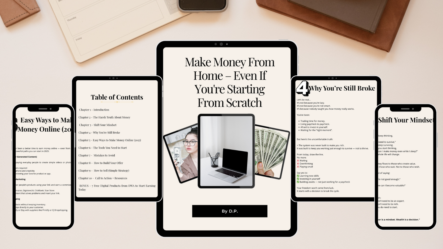 Make Money From Home Even If You #39 re Starting From Scratch (eBook